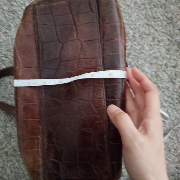 Fossil Leather Zip Tote Bag - Picture 8 of 8